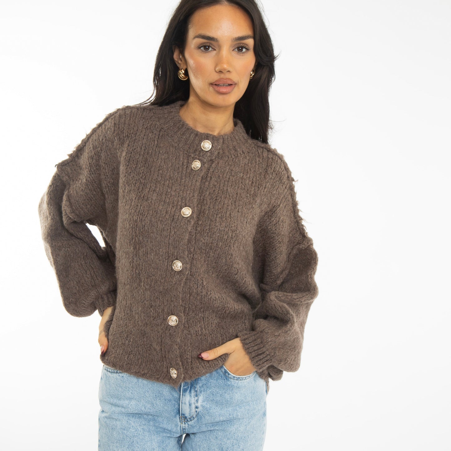 Oversized LunaMae Cardigan Short