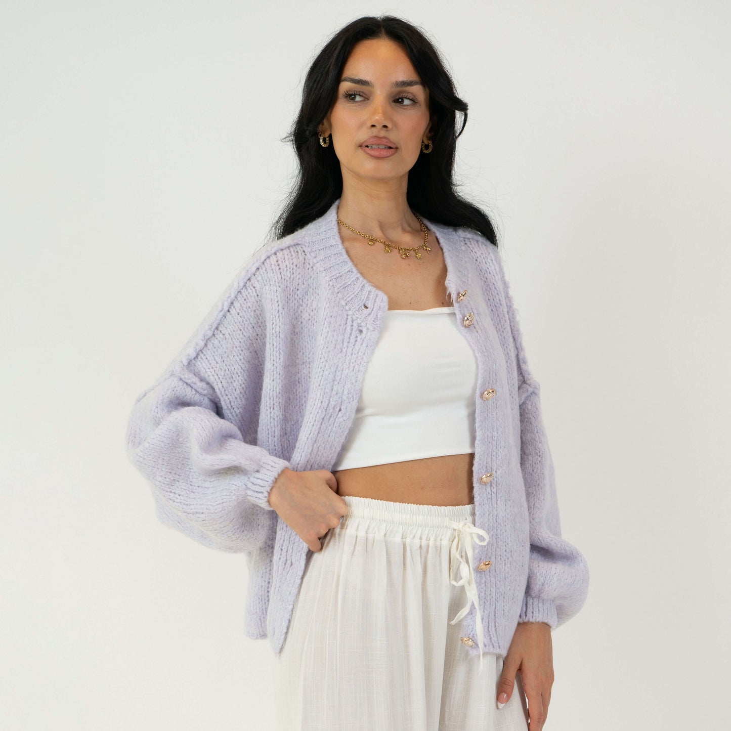 Oversized LunaMae Cardigan Short