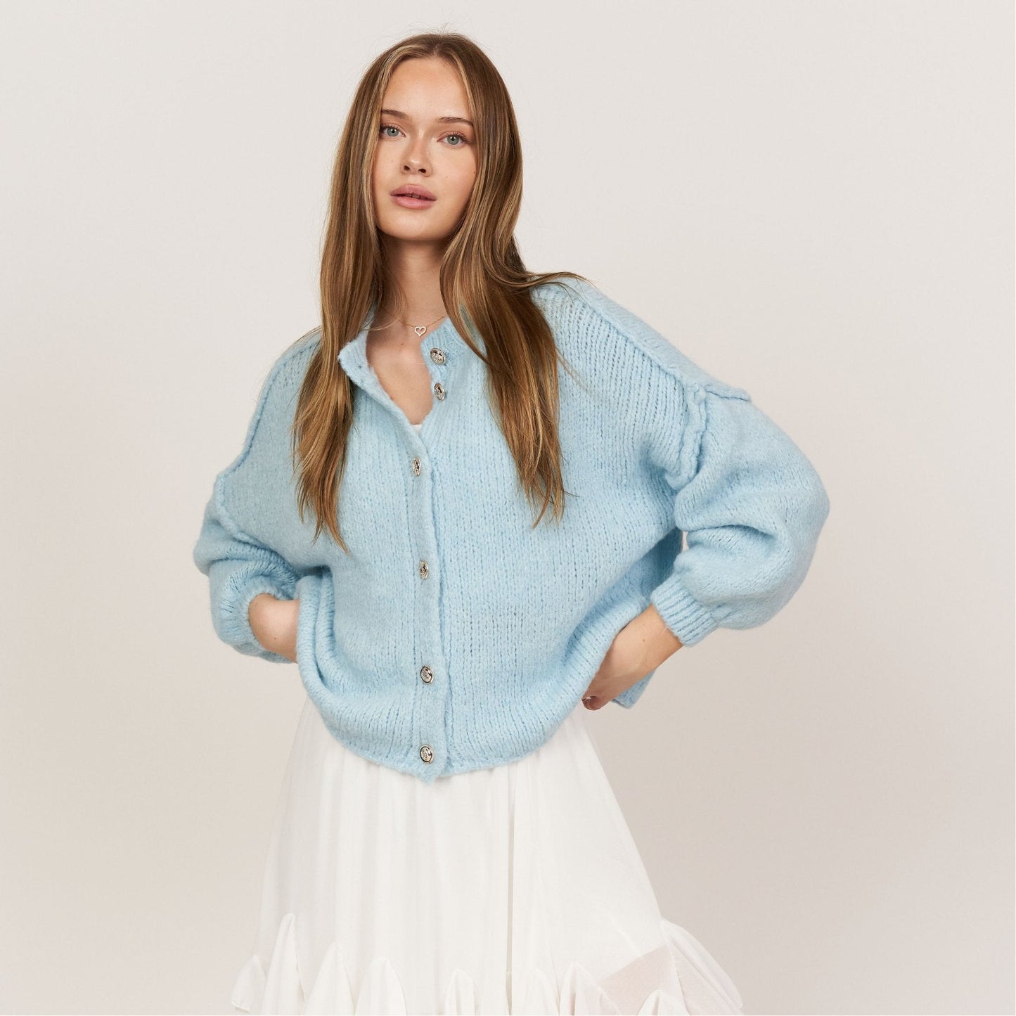 Oversized LunaMae Cardigan Short
