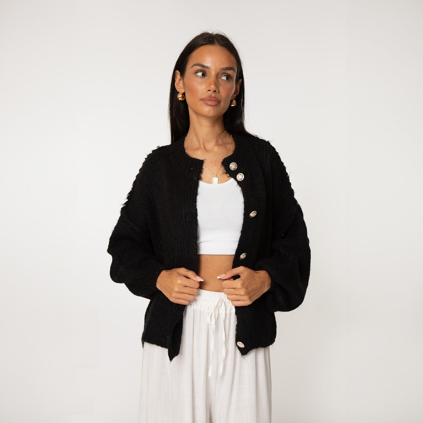 Oversized LunaMae Cardigan Short