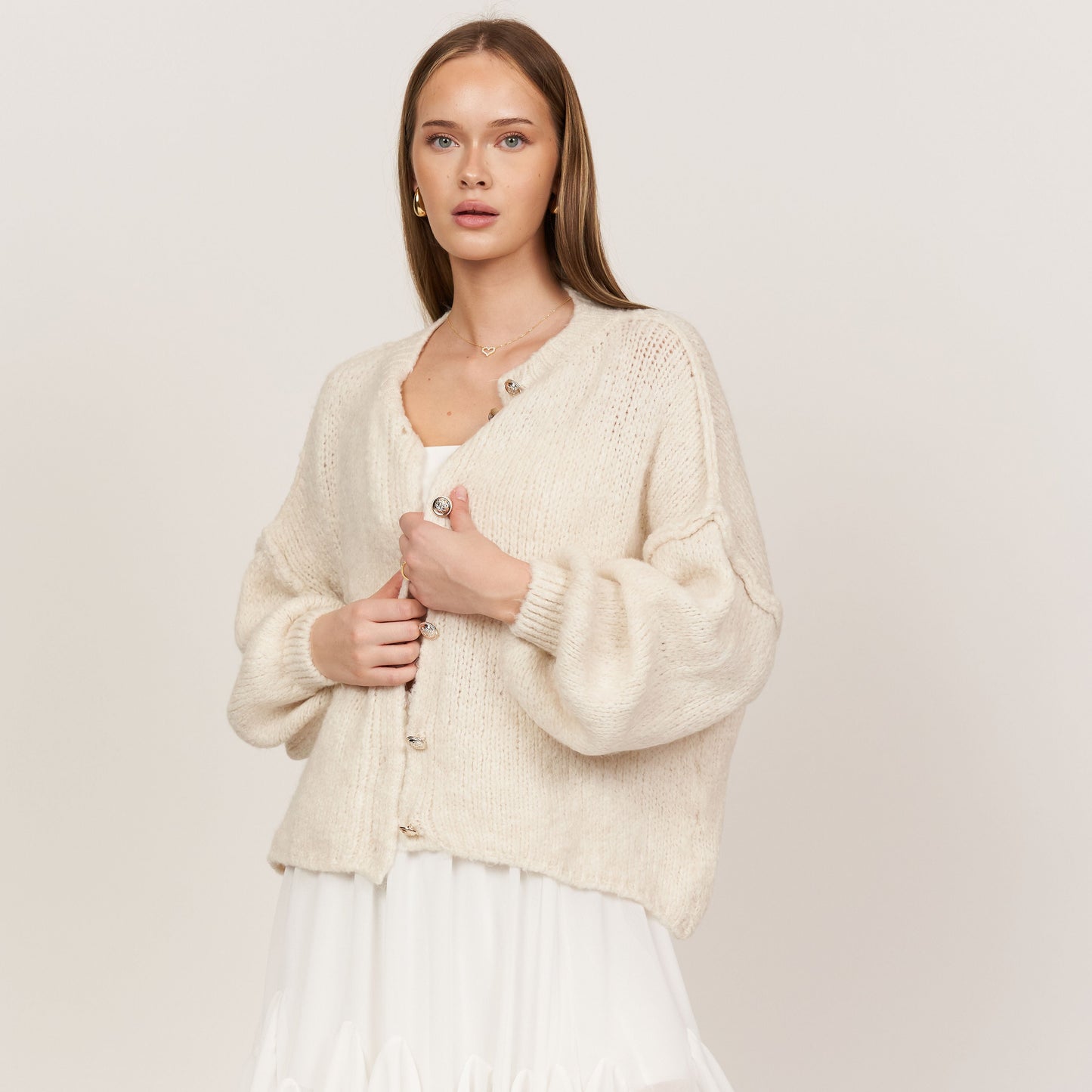 Oversized LunaMae Cardigan Short