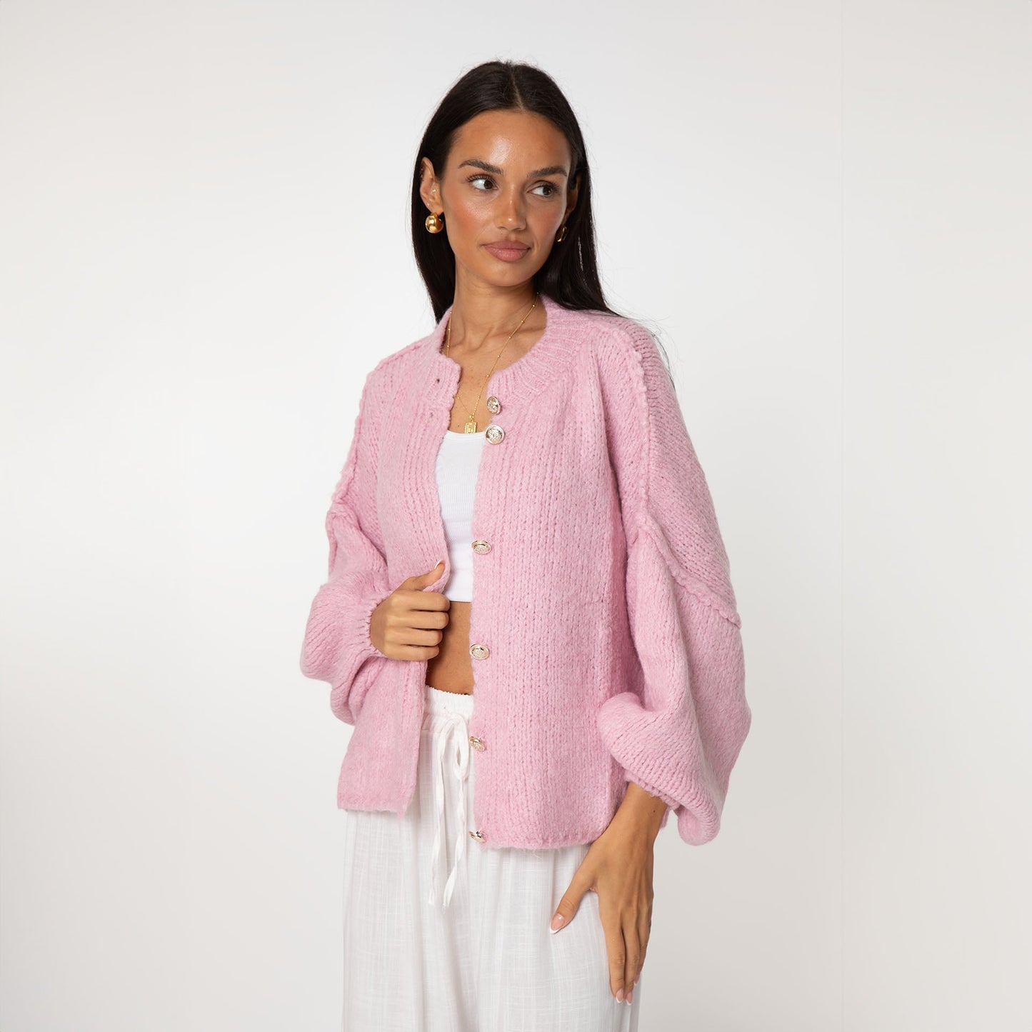 Oversized LunaMae Cardigan Short