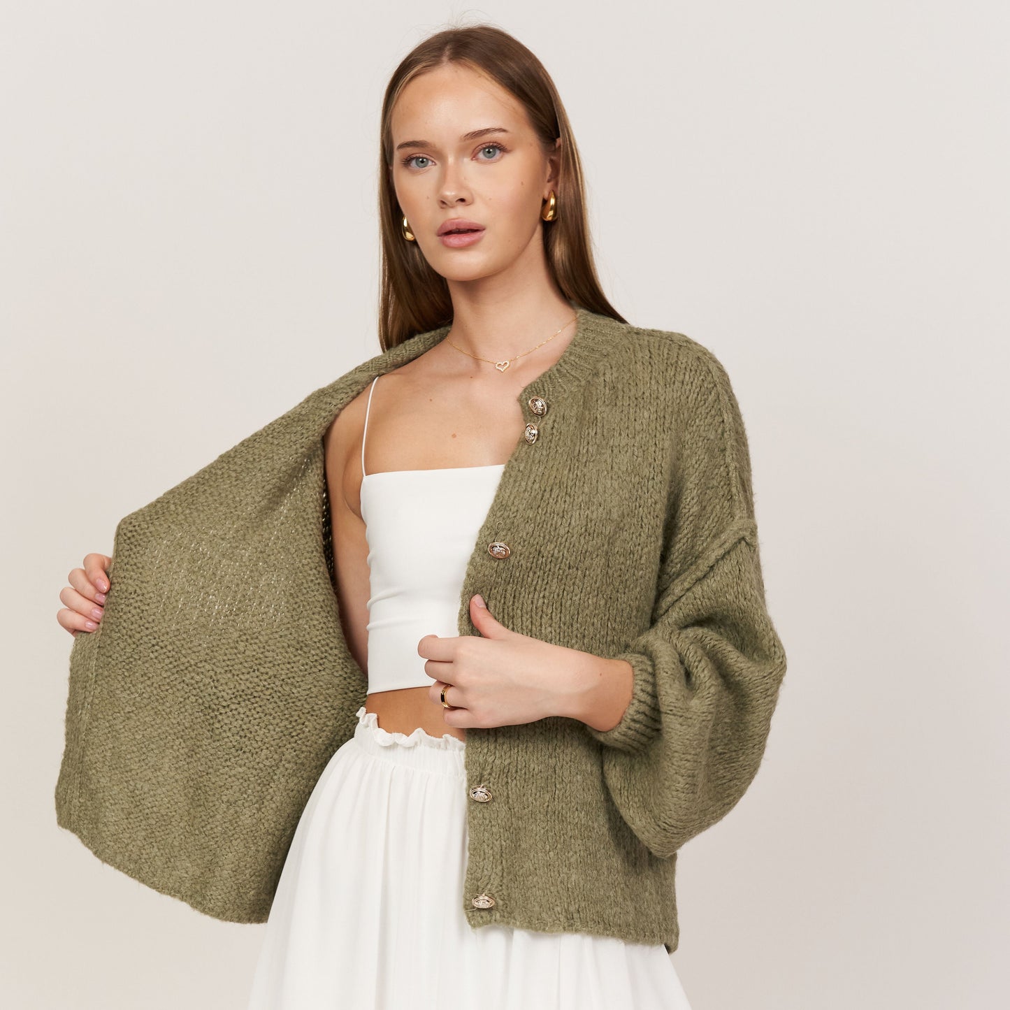 Oversized LunaMae Cardigan Short