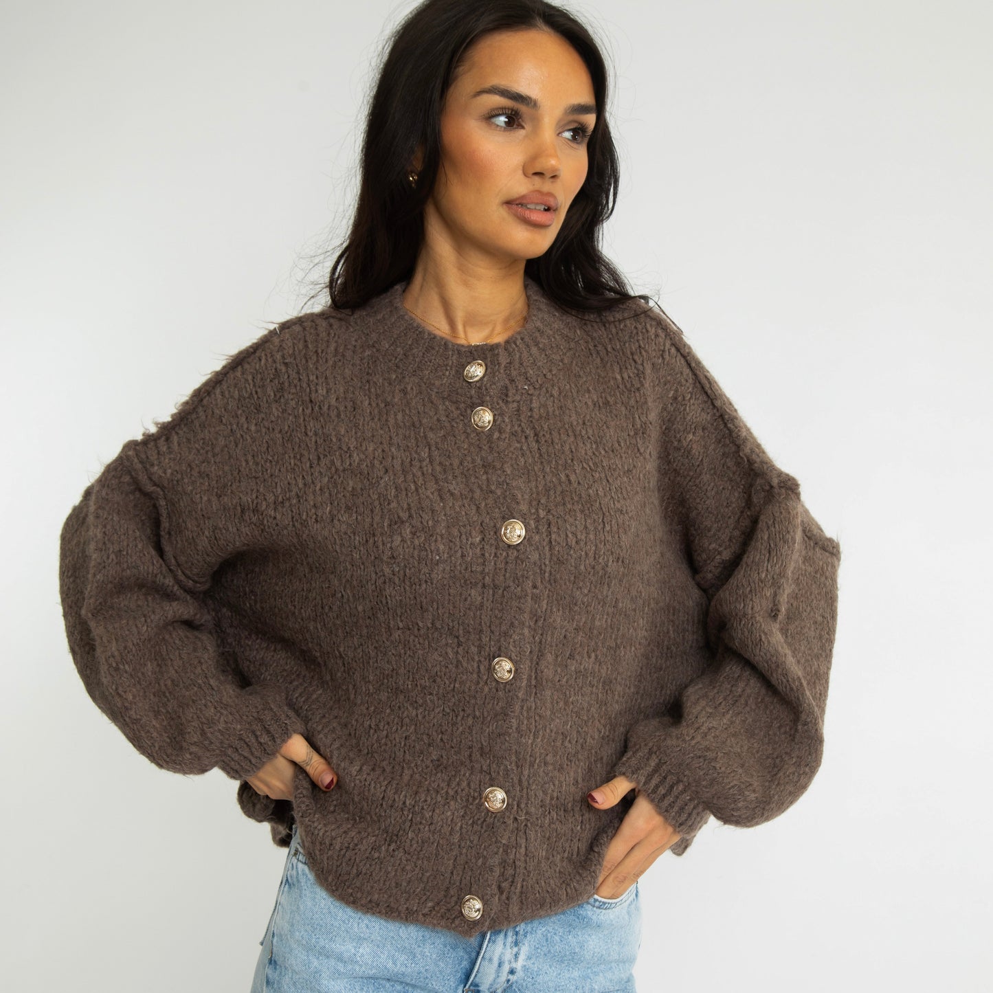 Oversized LunaMae Cardigan Short