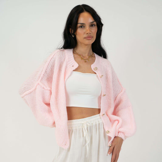 Oversized LunaMae Cardigan Short