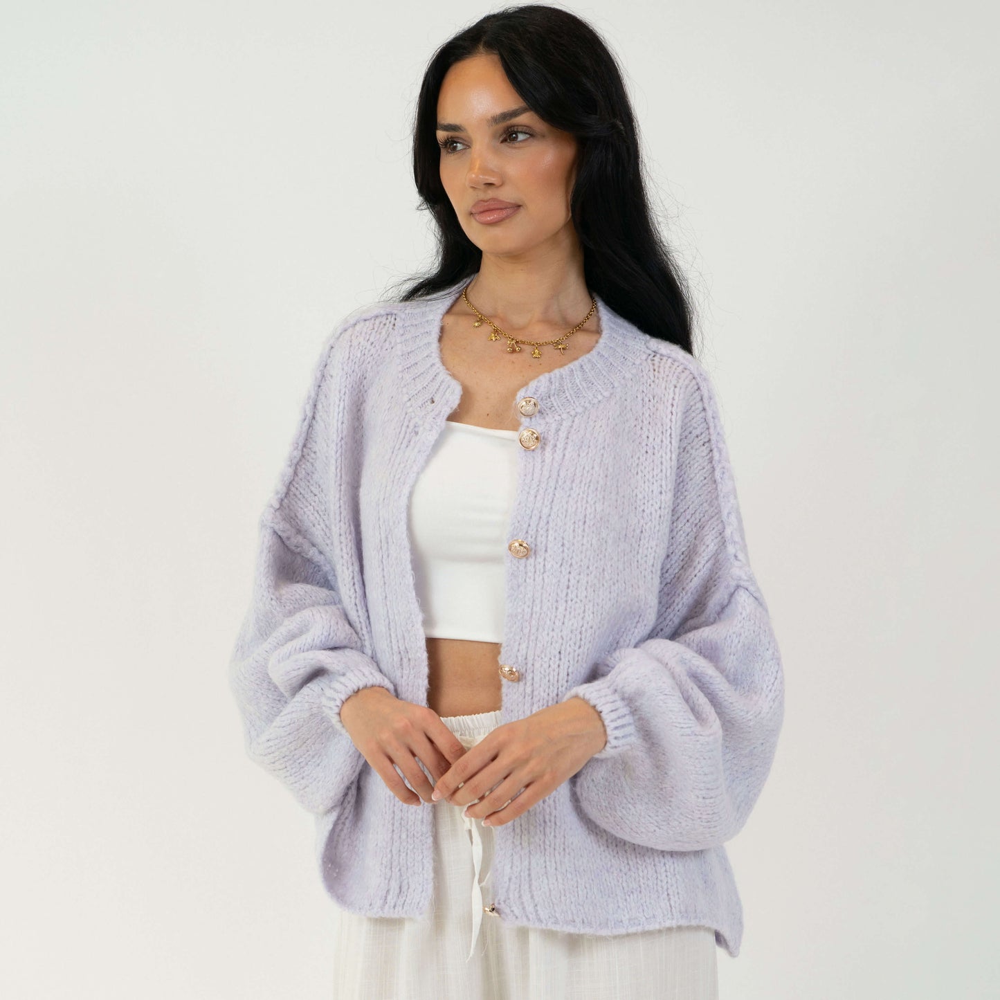 Oversized LunaMae Cardigan Short