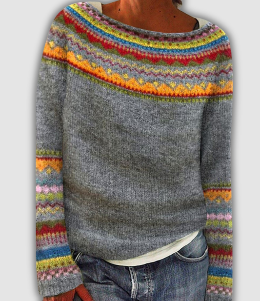 Sarah – Cozy Retro Sweater