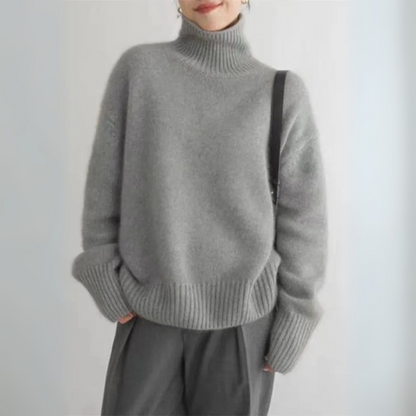 Sophie High-Collar Sweater
