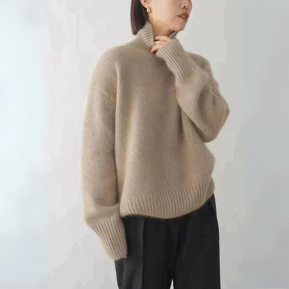 Sophie High-Collar Sweater