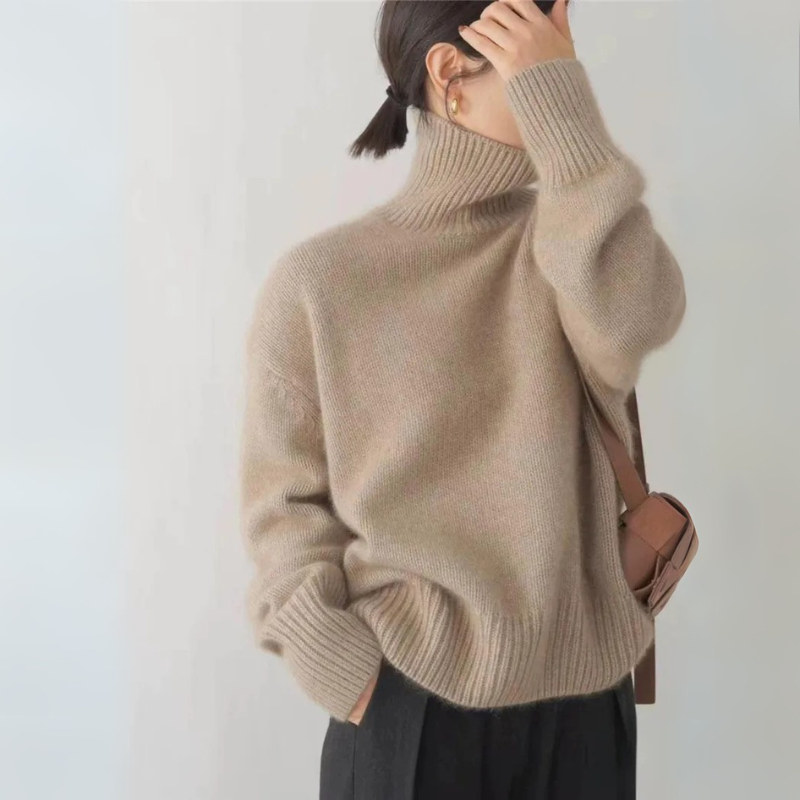 Sophie High-Collar Sweater