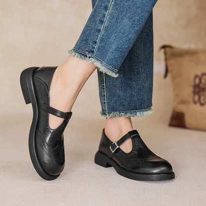 LUNAMAE | ELEGANTE MARY JANES LEATHER