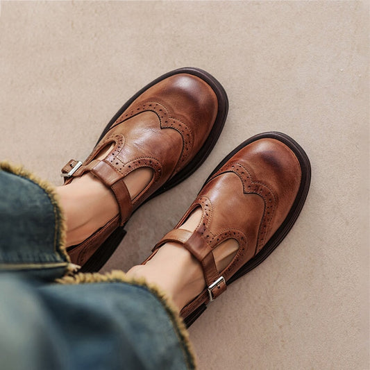 LUNAMAE | ELEGANTE MARY JANES LEATHER