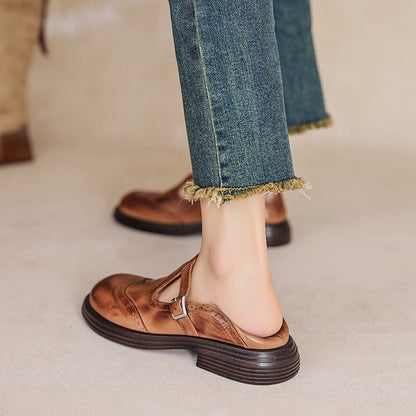 LUNAMAE | ELEGANTE MARY JANES LEATHER