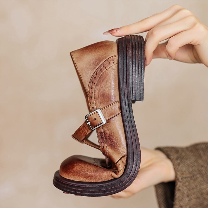 LUNAMAE | ELEGANTE MARY JANES LEATHER