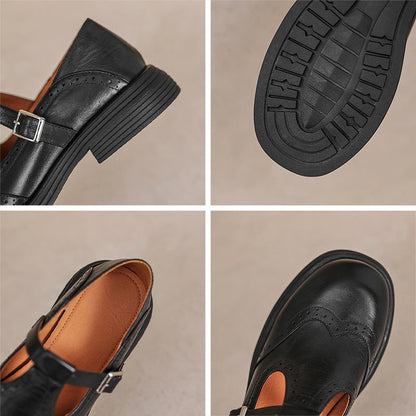 LUNAMAE | ELEGANTE MARY JANES LEATHER
