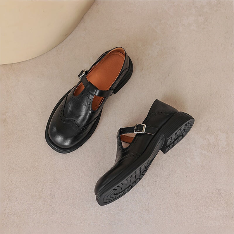LUNAMAE | ELEGANTE MARY JANES LEATHER