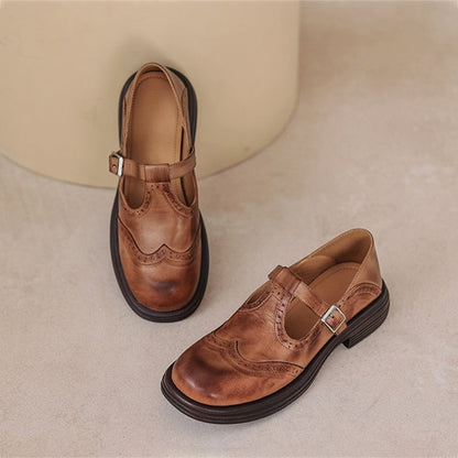 LUNAMAE | ELEGANTE MARY JANES LEATHER