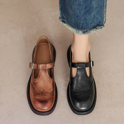 LUNAMAE | ELEGANTE MARY JANES LEATHER