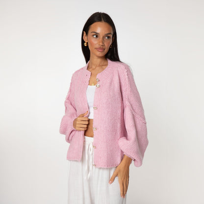 Oversized LunaMae Cardigan Short