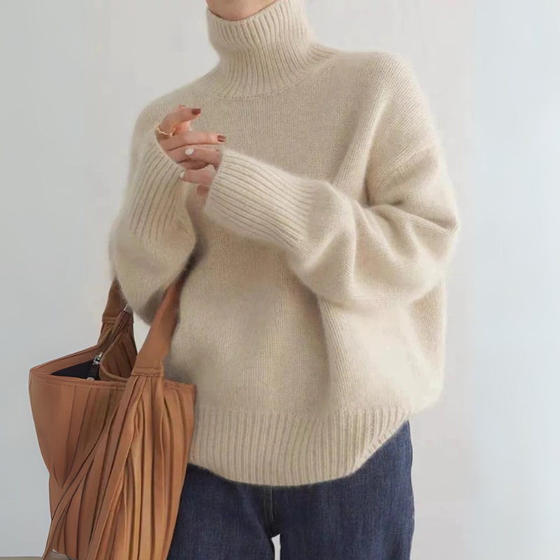 Sophie High-Collar Sweater